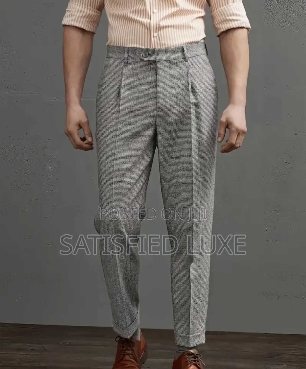 Classic Pujer Celadon Trouser for Men