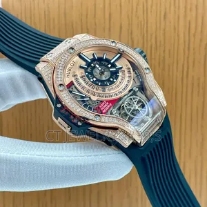 Nice Hublot Geneva Original Rubber Strap High Grade Product