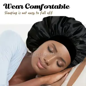 Soft Satin Sleep Cap for Women Hair Care Protection