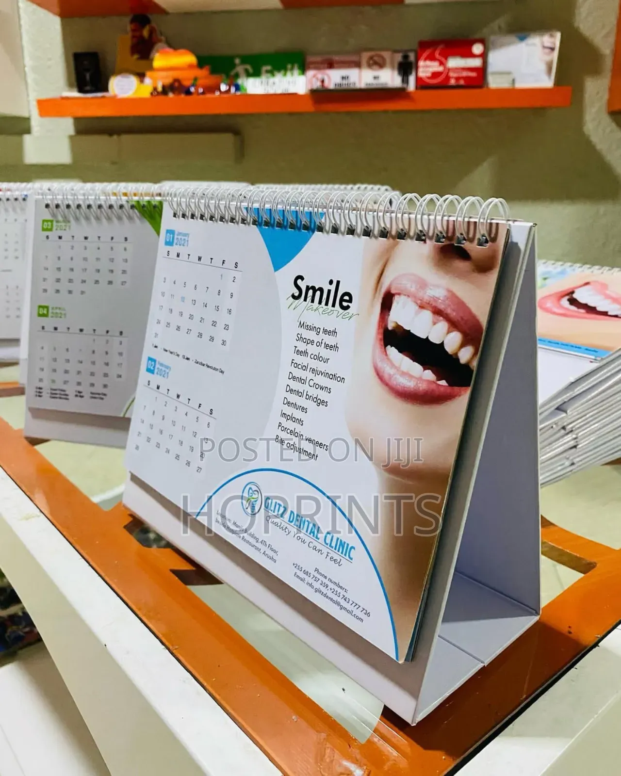 Table Calendar for Home, Office, Schools, Churches Etc