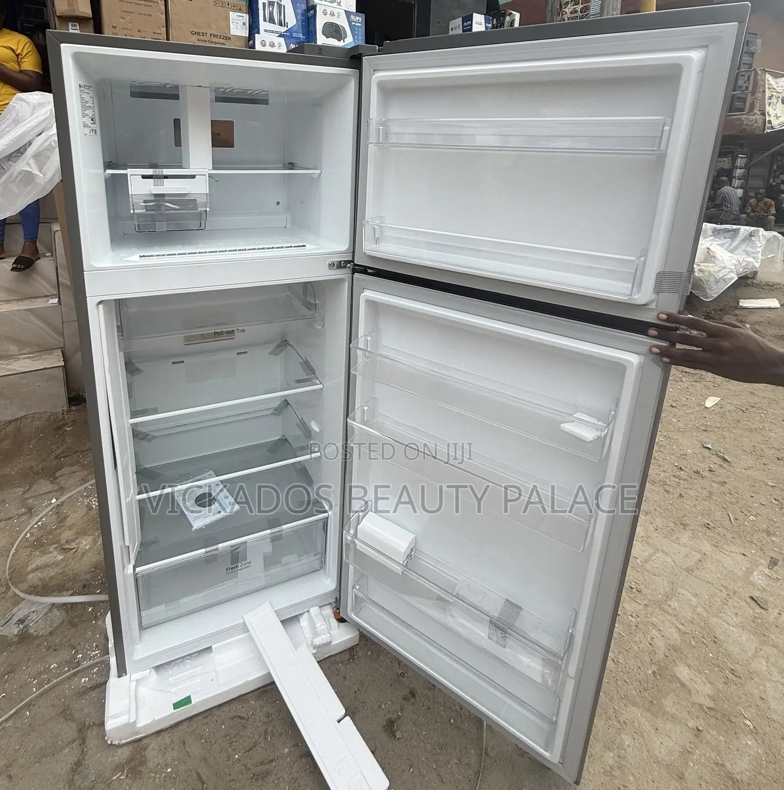 Lg 375l Top Freezer Refrigerator Smart Inverter Compressor |