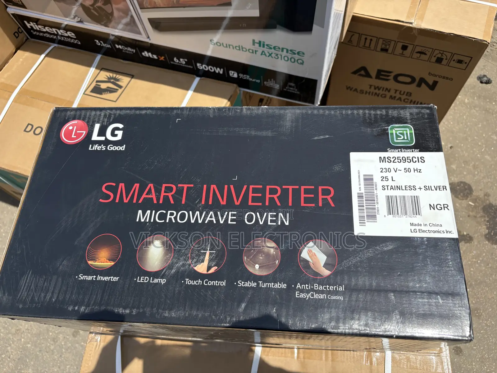 Lg 25litters Smart Inverter Microwave