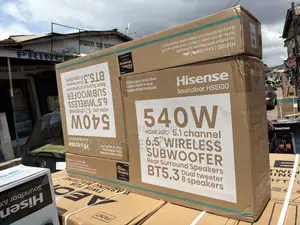 Hisense 540w Sound Bar With Wireless Sub Woffer and 2 Extra Speaker