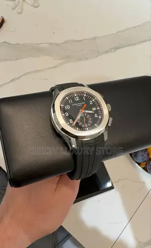 Patek Philippe Quality Luxury Men Rubber Strap Wristwatch