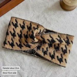 Women Classic Houndstooth -Elegant Hair Band