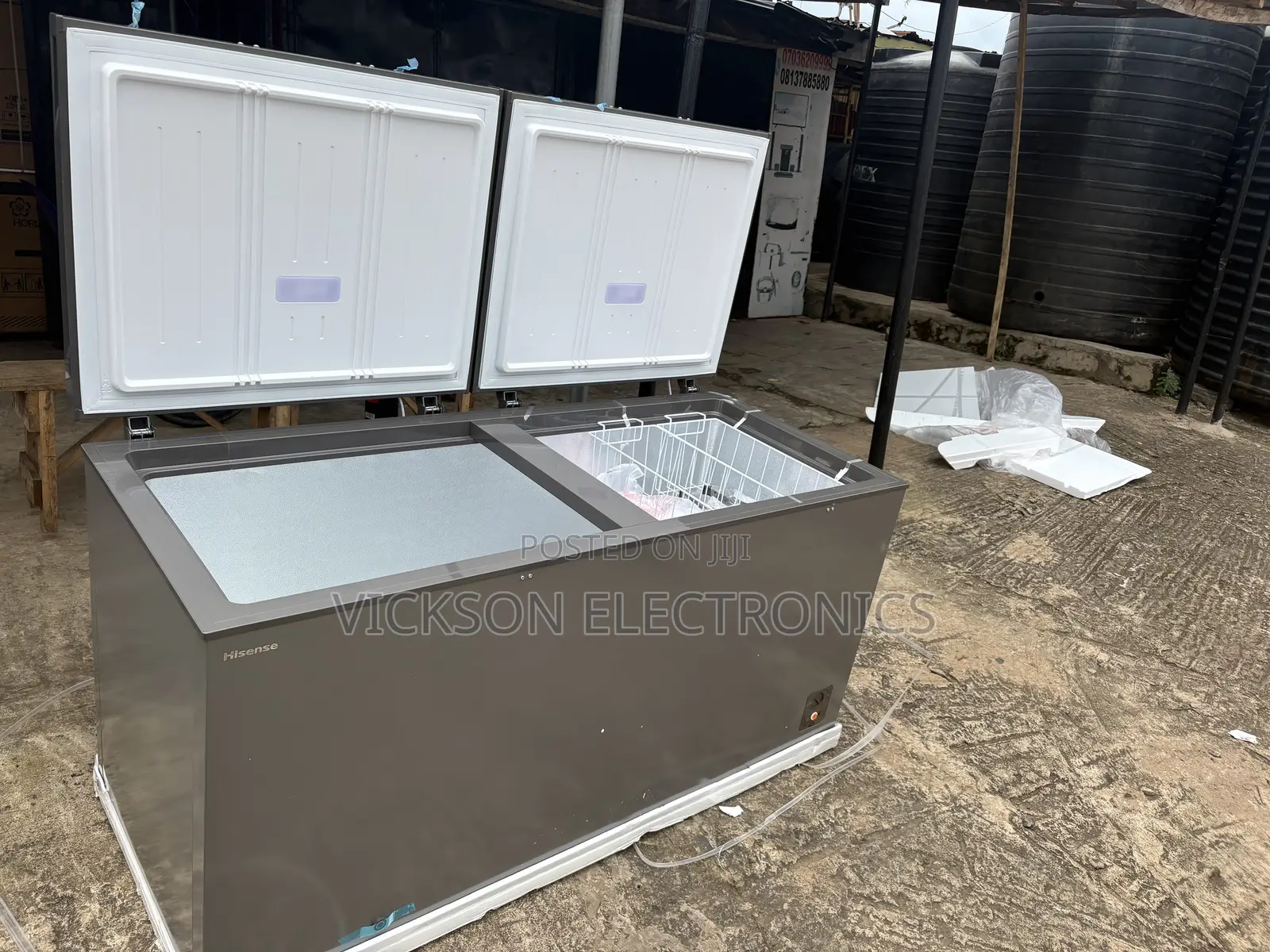 Hisense 66dd 500litters Double Door Chest Freezer