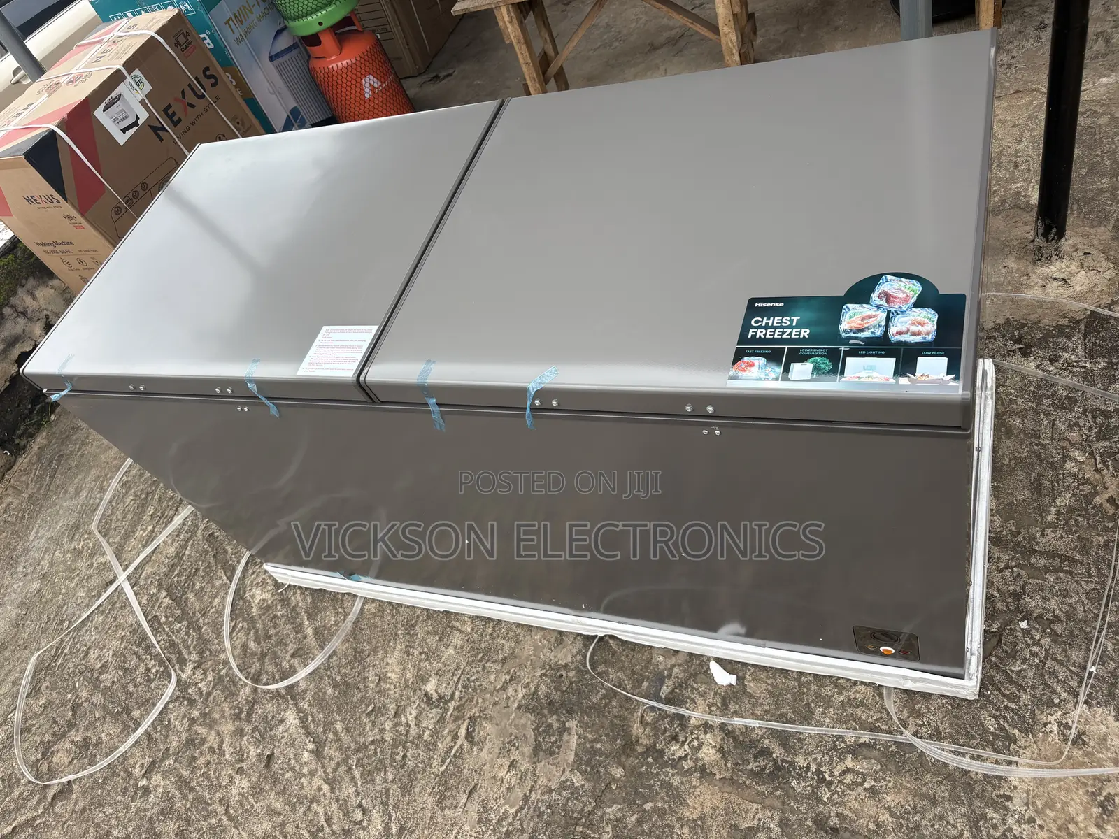 Hisense 66dd 500litters Double Door Chest Freezer