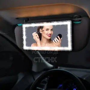 Car Sun Visor Rechargeable Led Light Mirror Vanity Mirror