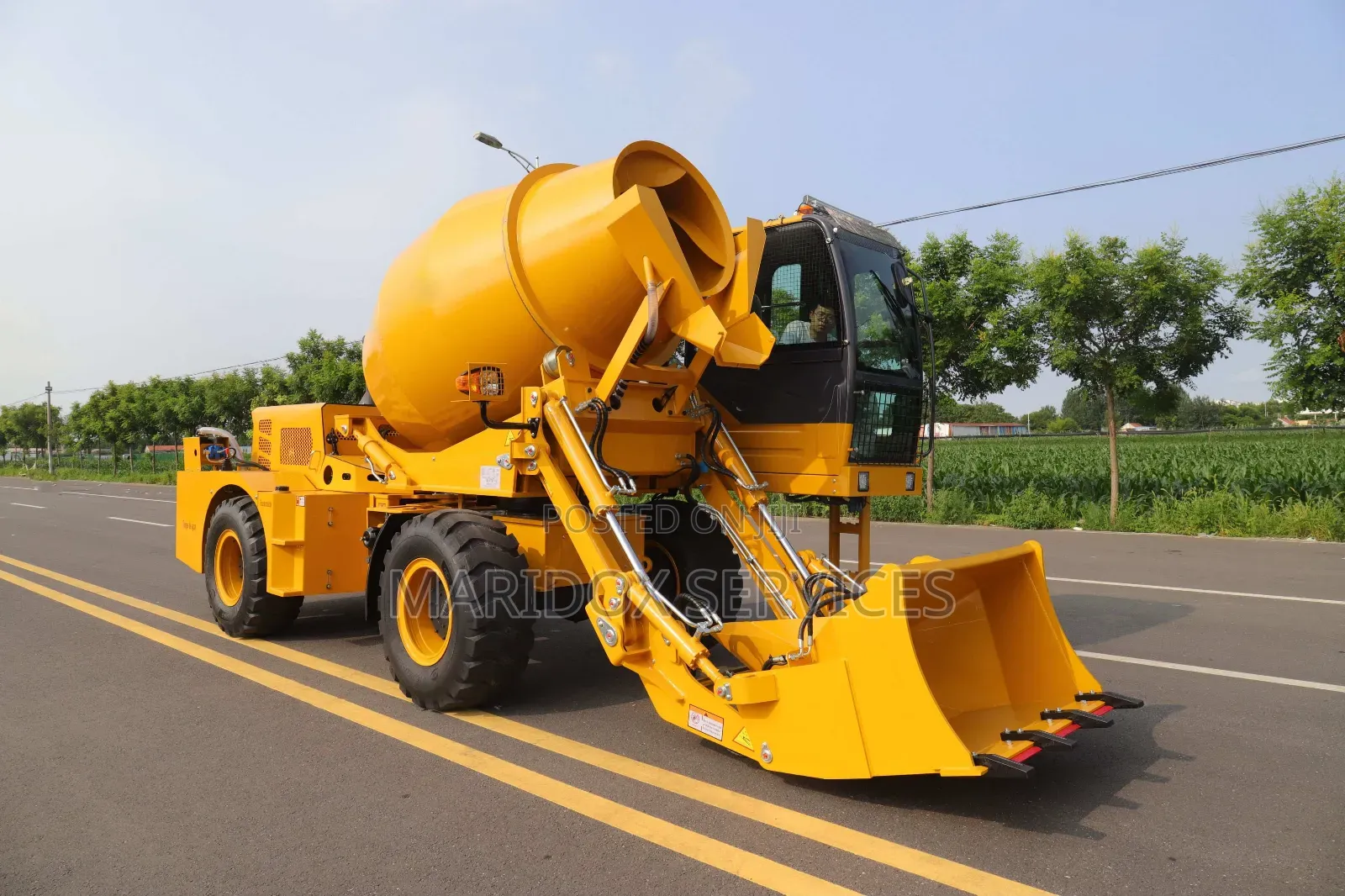 Mobile Concrete Mixer 3 Cubic
