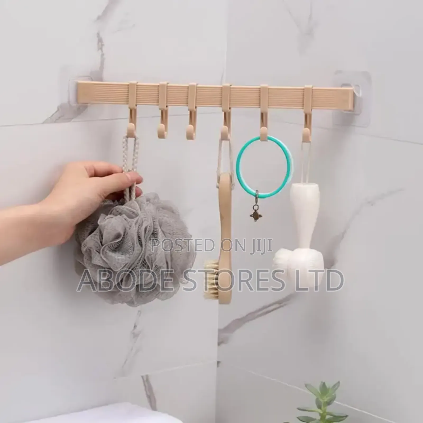 6 Hooks Wall Hanging Kitchen Organiser