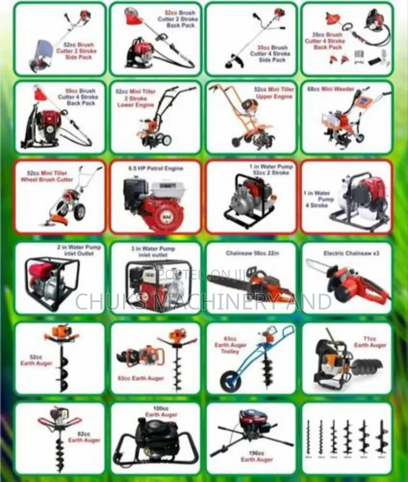 Different Types Of Farm Machine