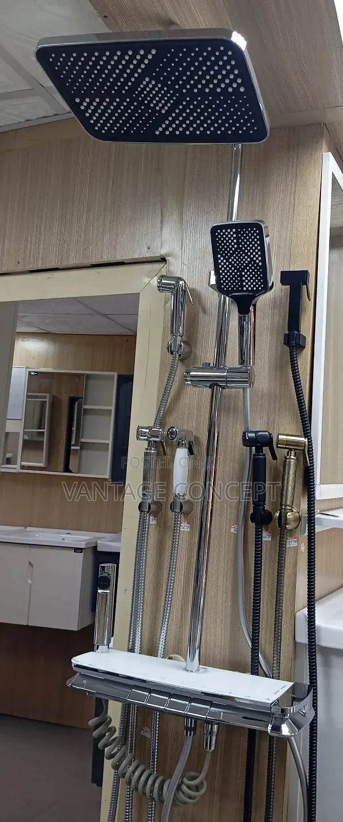Luxury 4 Button Shower