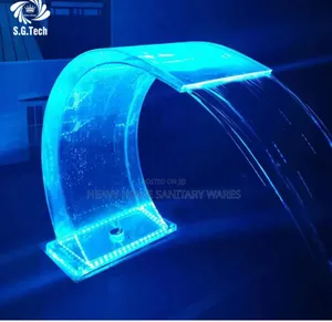 Light Curve Water Fall for Swimming Pool