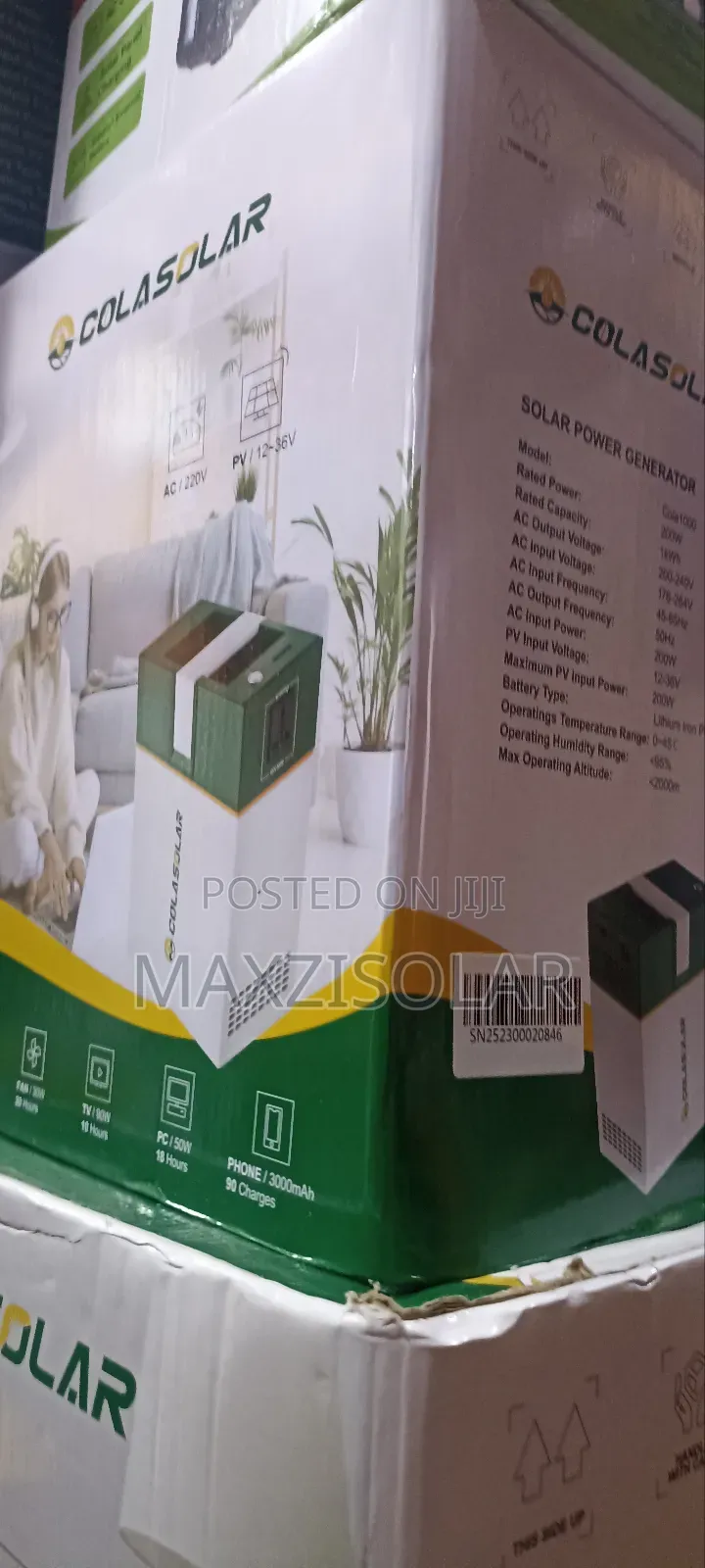 1kwh Cola Solar Generator