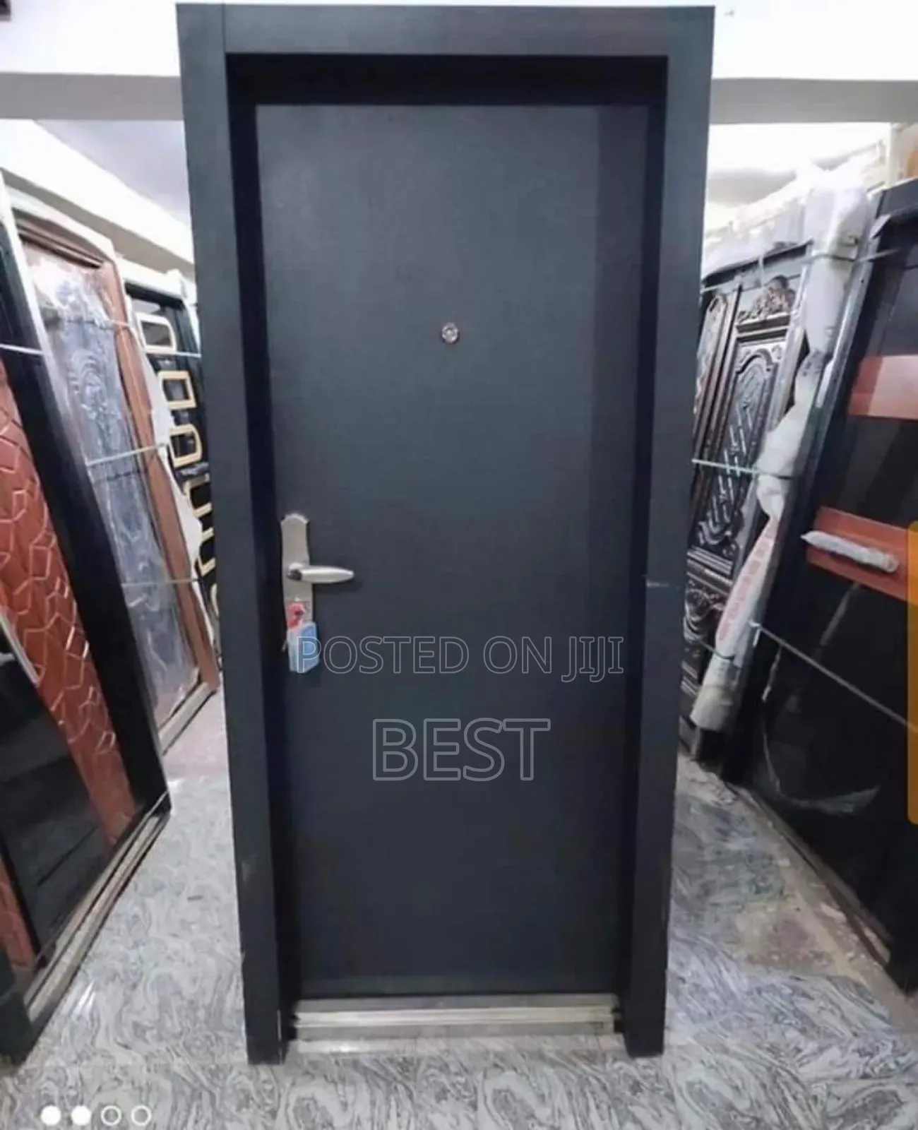 J Black Security Door