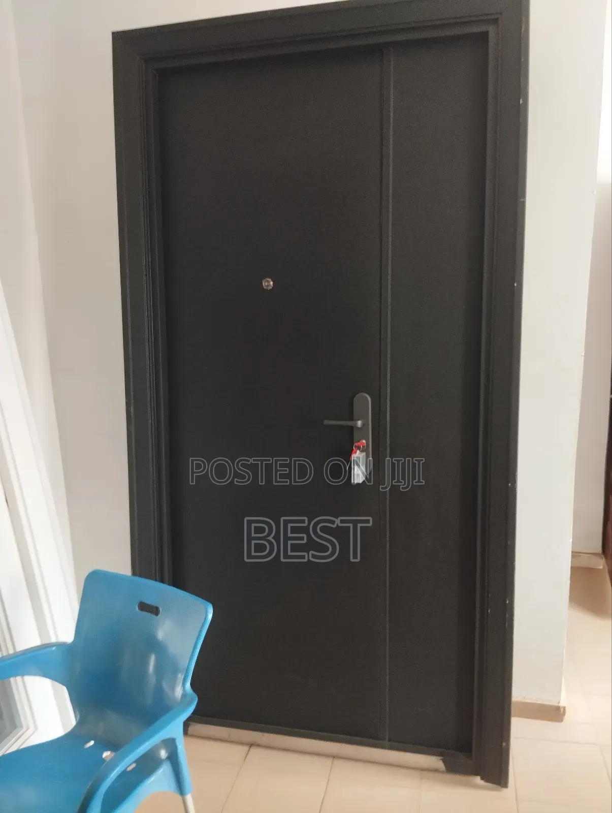 J Black Security Door