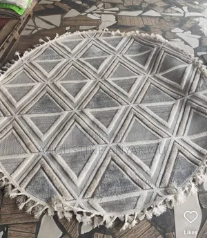 High Quality Turkish Round Center Rug Carpet, Size 6ft/6ft
