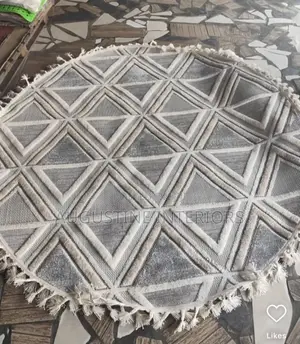 High Quality Turkish Round Center Rug Carpet, Size 6ft/6ft