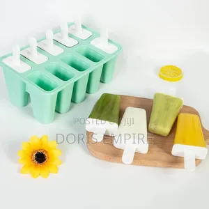 10 Slot Silicone Popsicle Mould.