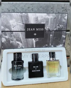 Jean Miss Black 3 in 1 Perfume - Gift Item for Men