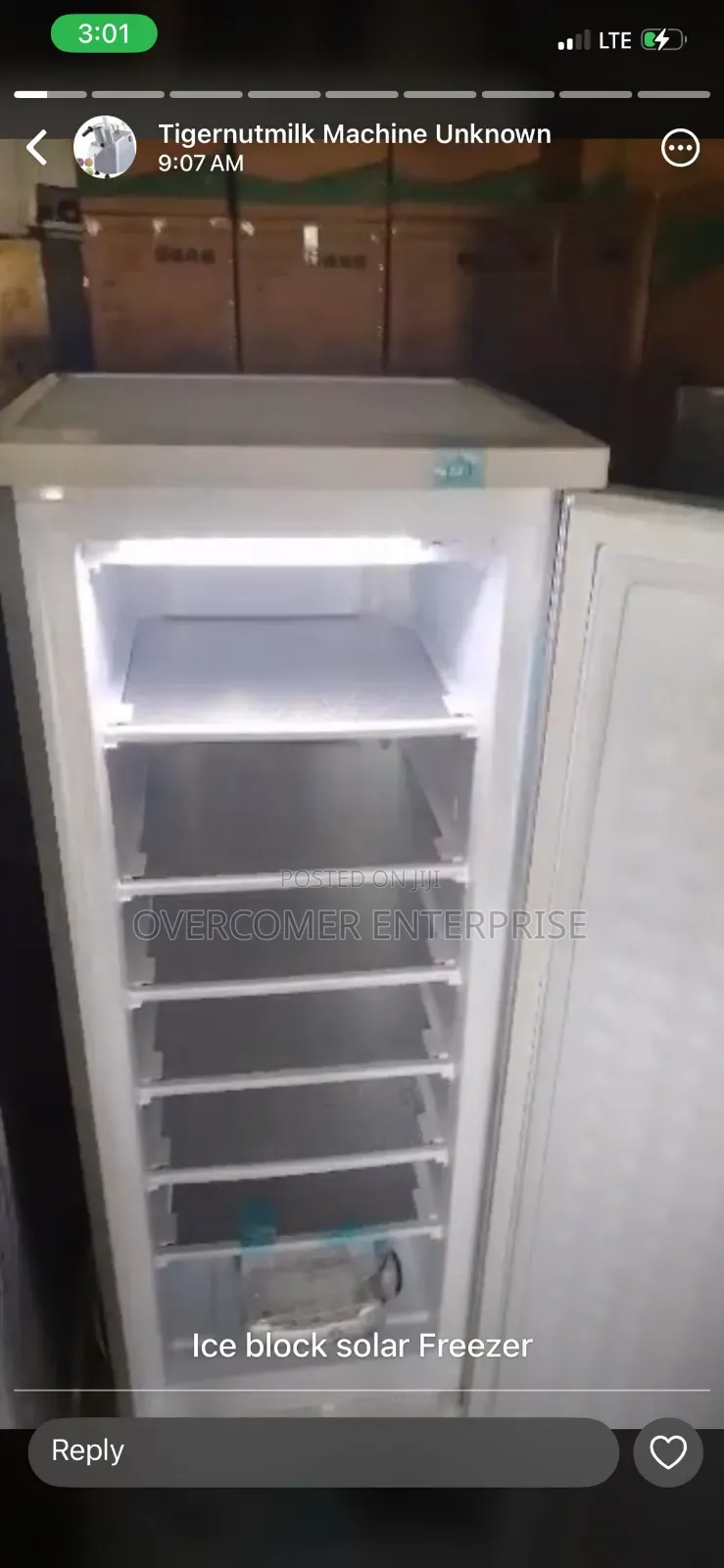 Bona Ice Block Solar Freezer