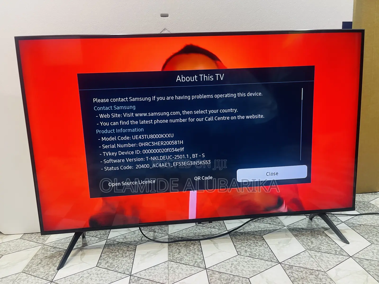 Samsung Crystal Uhd 43” Frameless Smart Processor Hdr10+ Smart Apps
