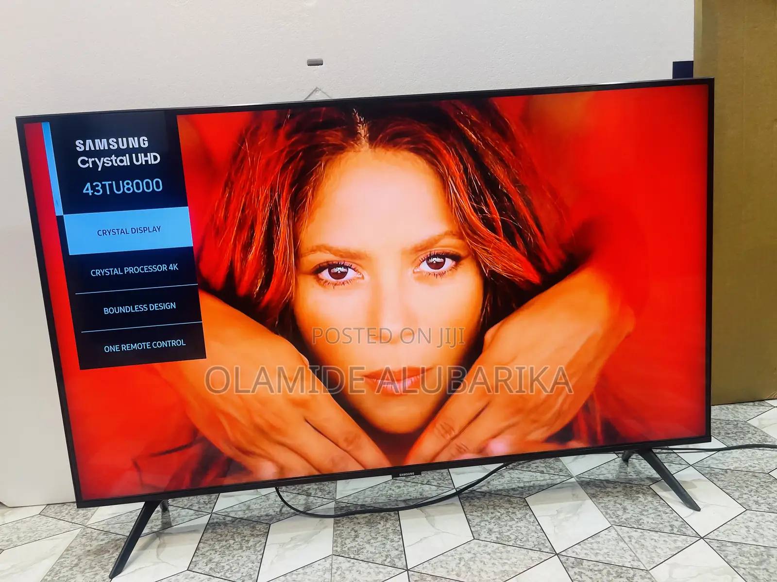 Samsung Crystal Uhd 43” Frameless Smart Processor Hdr10+ Smart Apps