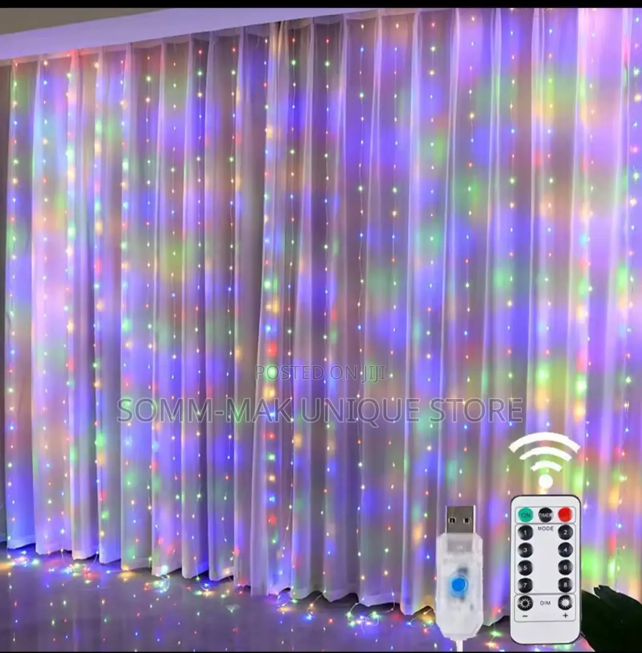 Christmas Lights 480 Bulbs Waterfall, Curtain Lights