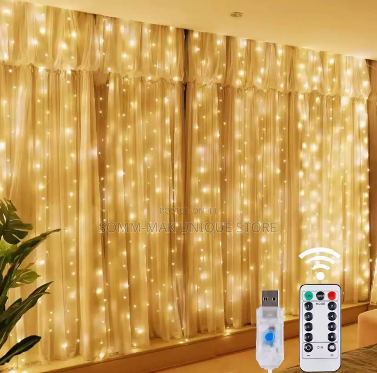 Christmas Lights 480 Bulbs Waterfall, Curtain Lights