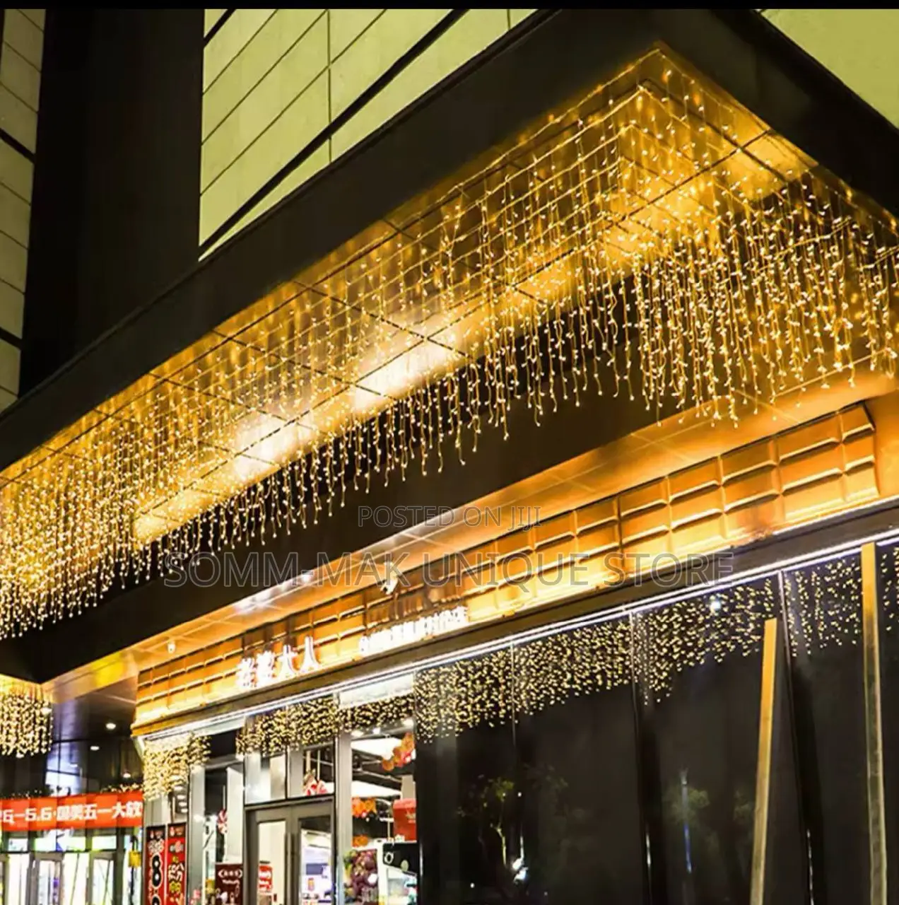 Christmas Lights 480 Bulbs Waterfall, Curtain Lights
