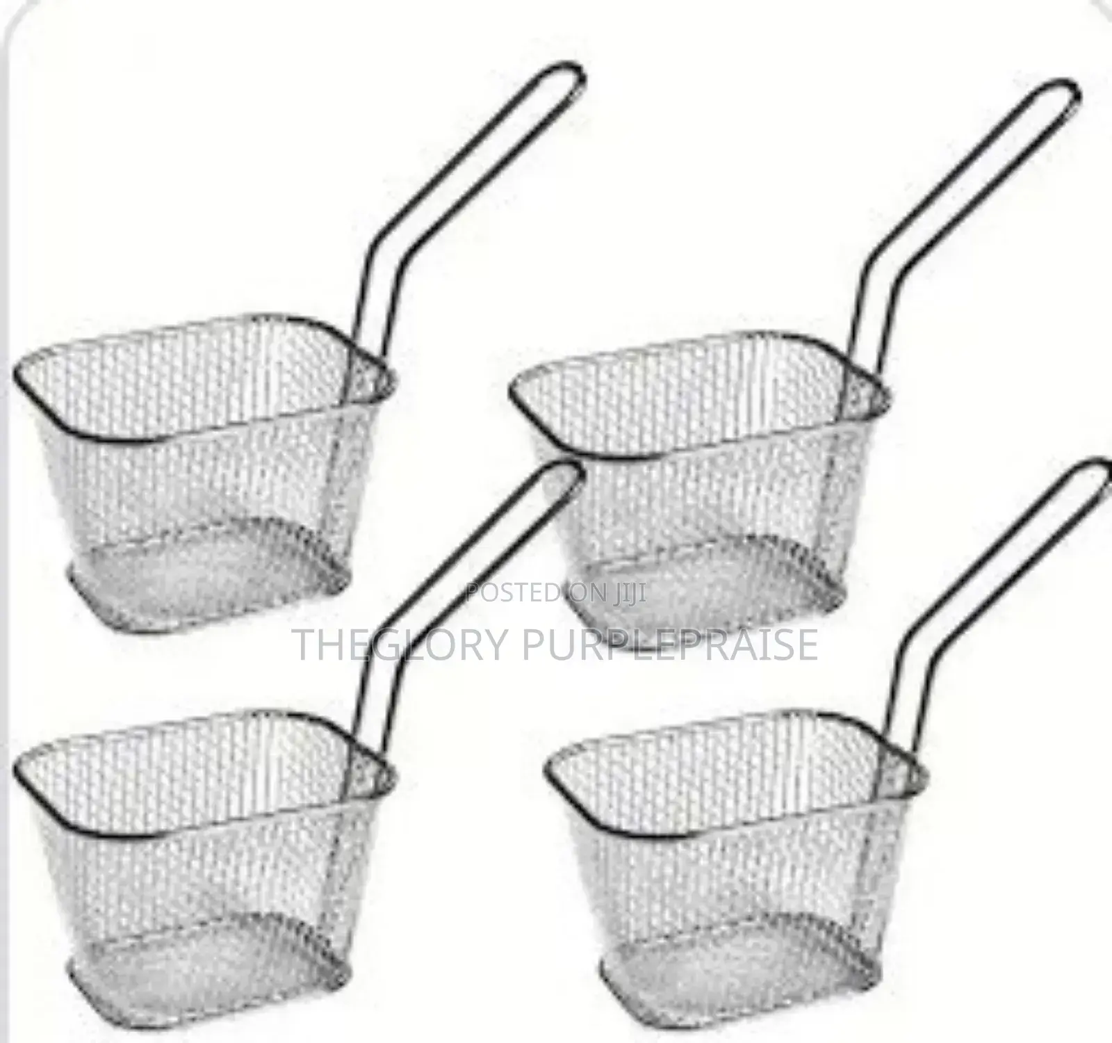 Stainless Steel Chips Basket (4pcs)