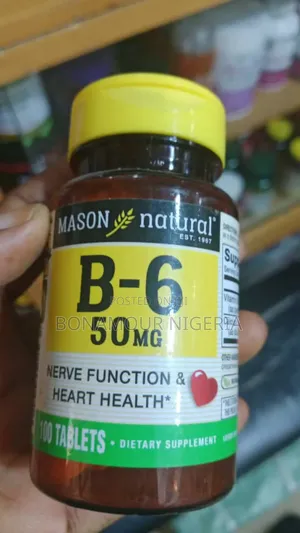 Mason Natural B-6 50mg X100 Tabs