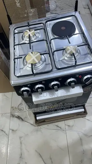 Skyrun 3+1 Gas Cooker With Oven – Auto Ignition