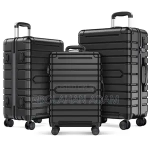 Naiveer Hardshell Luggage Set 3 Piece, Durable Abs+Pc Travel Suitcase