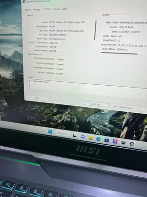 Laptop MSI Cyborg 15 16GB Intel Core I7 SSD 512GB