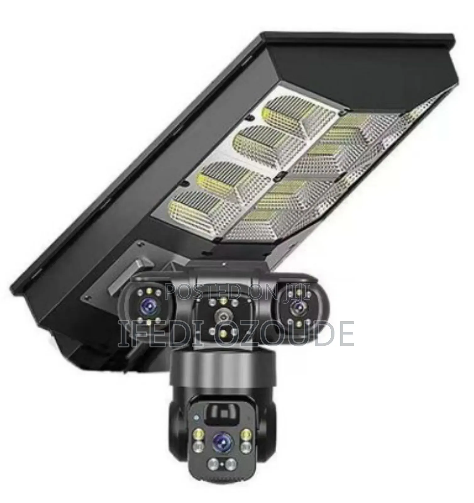 3lens Street Light Solar Camera