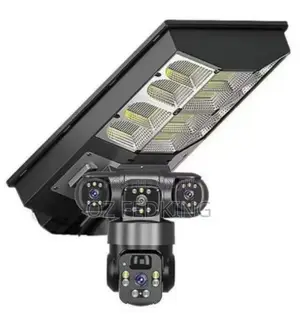 3lens Street Light Solar Camera