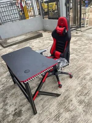 Modern Gaming Table and Gaming Chair.
