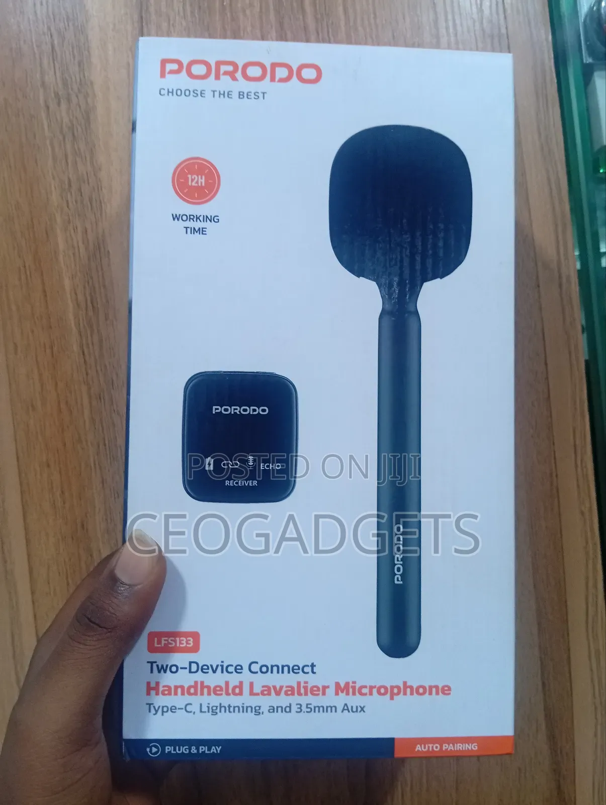 Porodo High  Automatic Noise Recduction Two-device Microphone