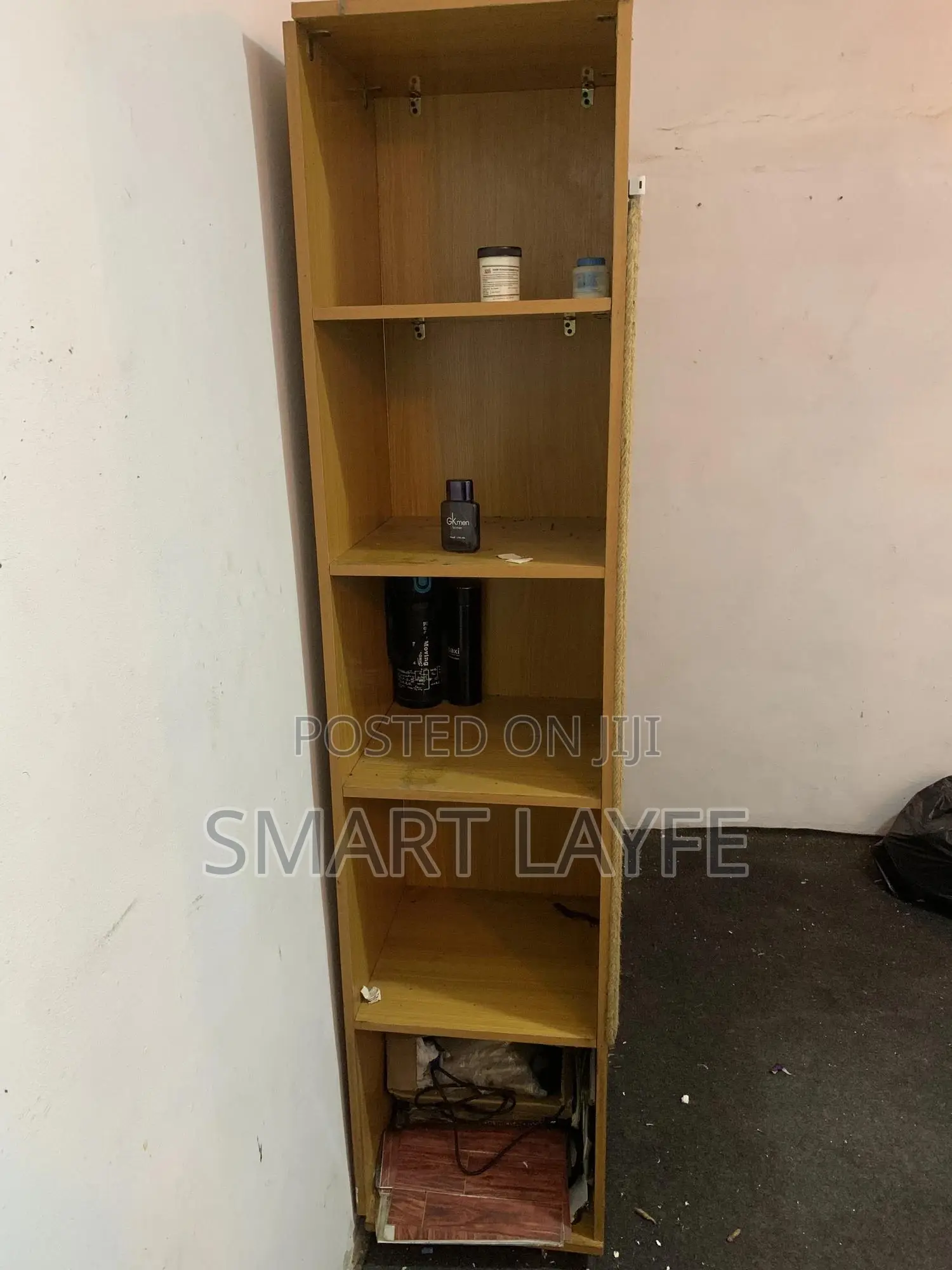 Open Wardrobe With Mirror
