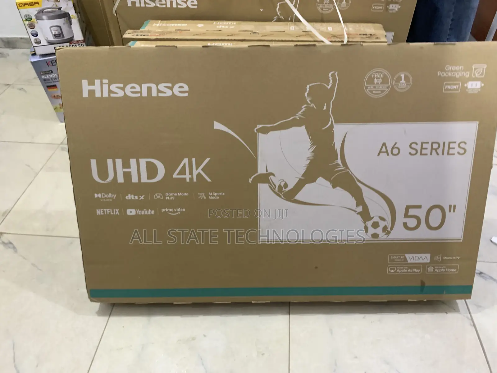 Hisense 50a6n 50” Smart Uhd Flat Screen