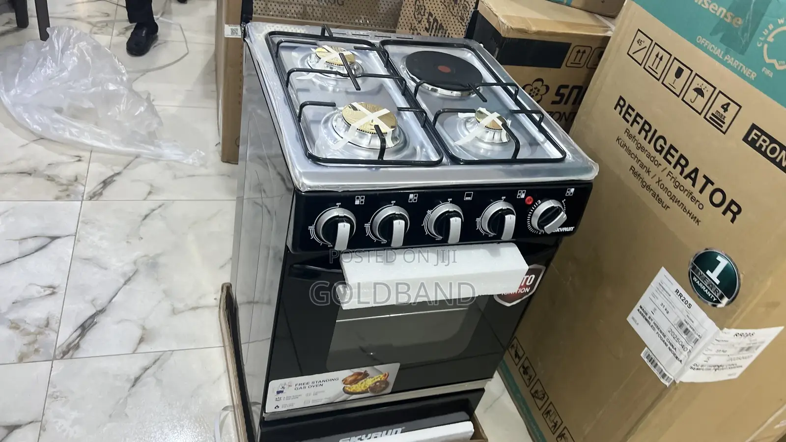 Skyrun 3+1 Gas Cooker – Stylish Functional