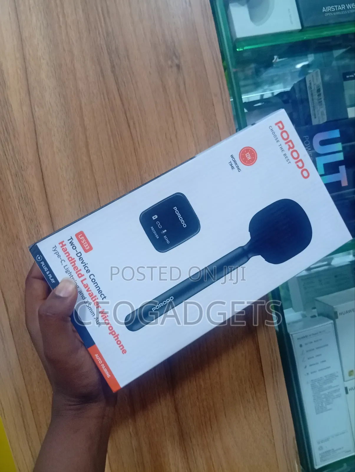 Porodo High  Automatic Noise Recduction Two-device Microphone