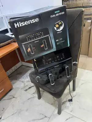 Hisense 8l Dual Zone Fryer – Fast Heat Circulation Cooker