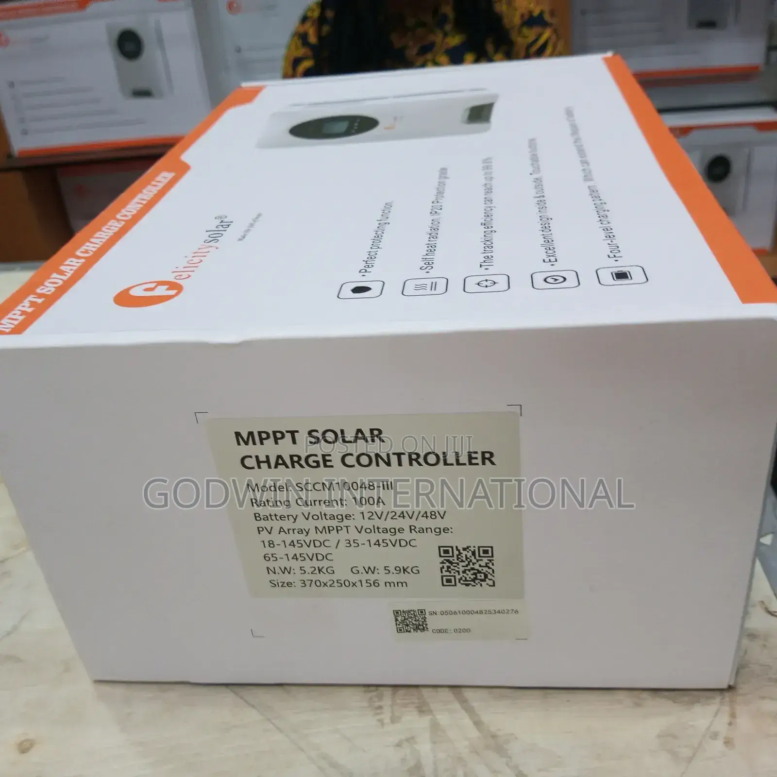 Felicity Charge Controller MPPT 100a