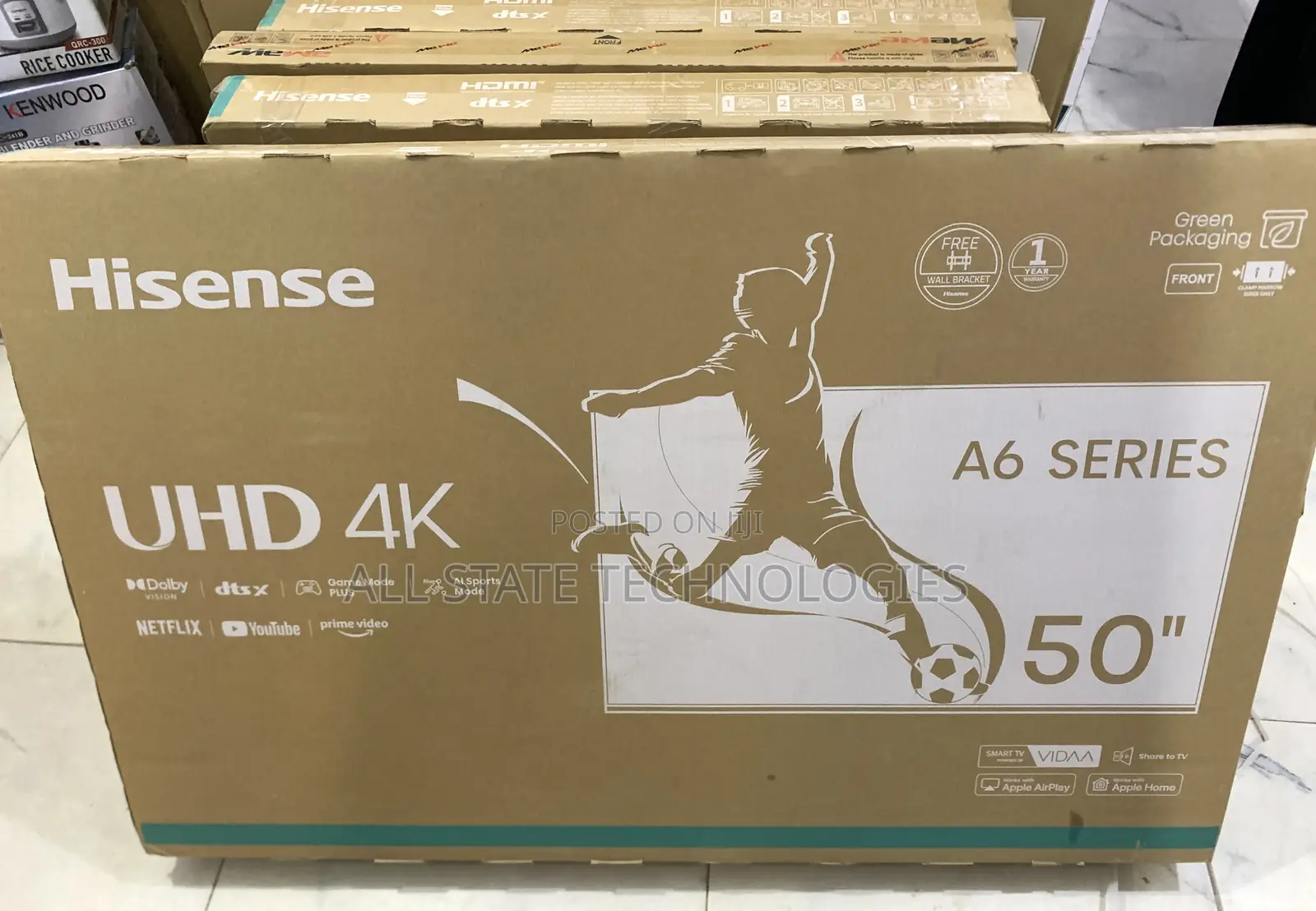 Hisense 50a6n 50” Uhd Led Display