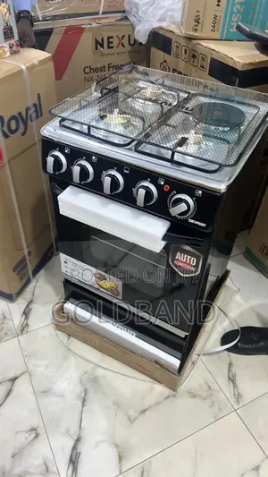 Skyrun 3+1 Gas Cooker With Auto Ignition – Easy Lighting