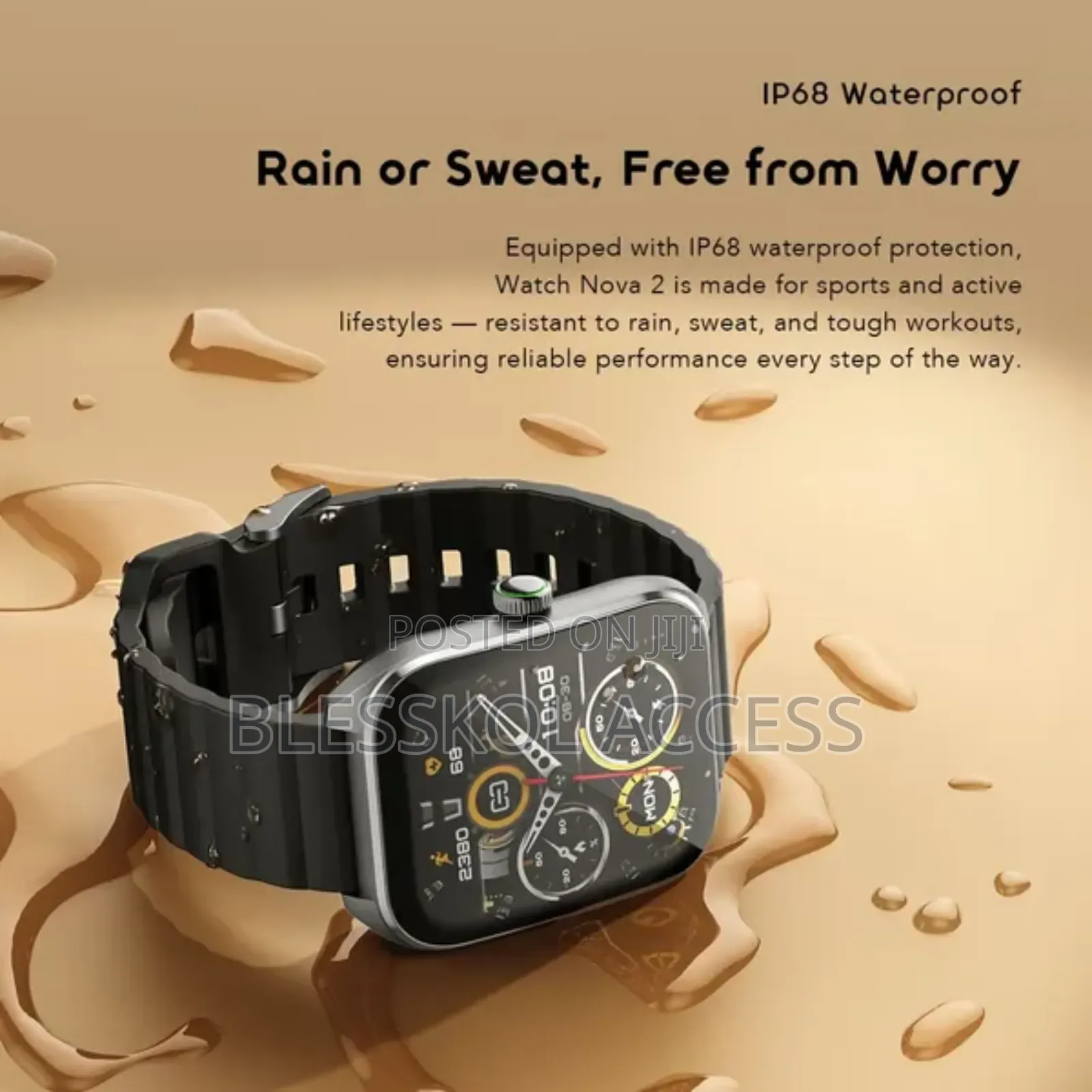 Oraimo Watch Nova 2 2.01" Amoled Ip68 Curved Touchscreen Smart Watch