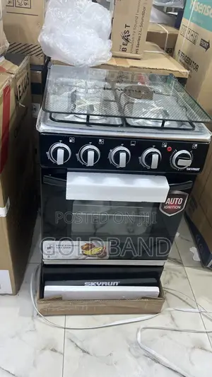 Skyrun 3+1 Gas Cooker – Auto Ignition Easy Clean