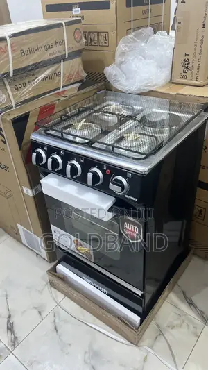 Skyrun 3+1 Gas Cooker – Fast Heat With Auto Ignition